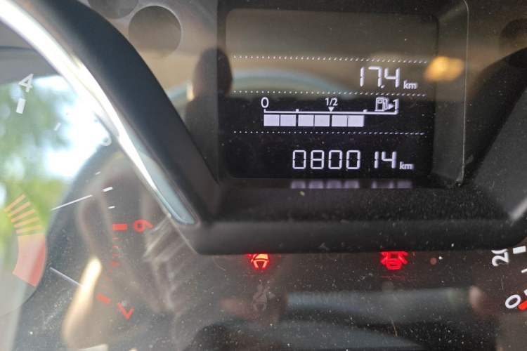 Used Citroen C4 Sega 2018 1.6L Manual Comfort Model Odometer Close Up