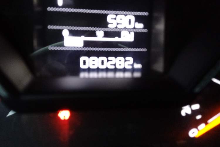 Used Citroen C4 Sega 2018 1.6L Automatic Luxury Model Odometer Close Up