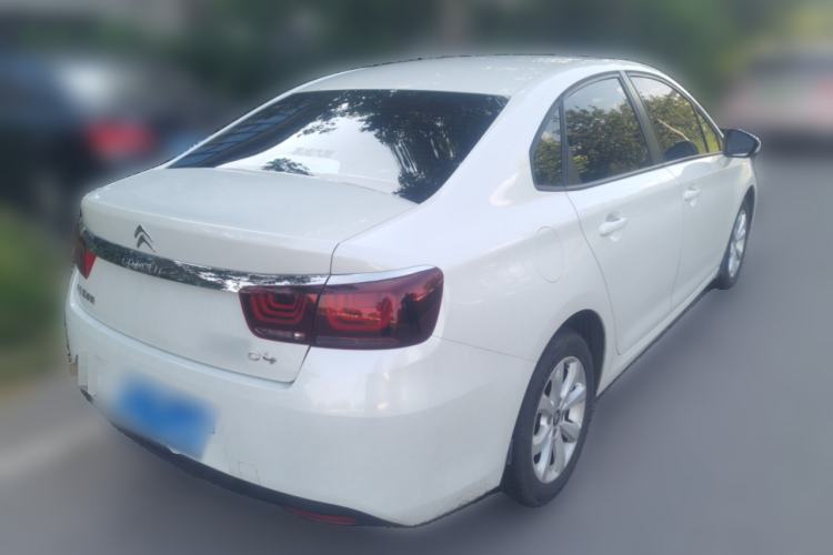 Used Citroen C4 Sega 2018 1.6L Manual Comfort Model Rear Right 45 Deg