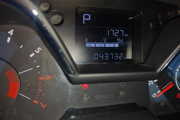 Used Citroen C4 Sega 2018 1.6L Automatic Comfort Model Odometer Close Up