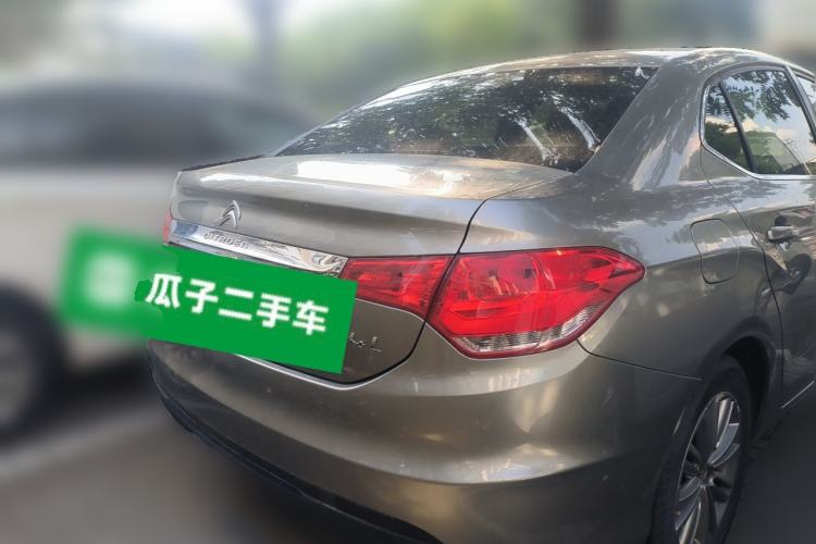 Used Citroen C4L 2013 1.8L Automatic Jingzhi Edition Rear Right 45 Deg