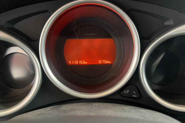 Used Citroen C4L 2013 1.8L Automatic Enjoyment Edition Odometer Close Up