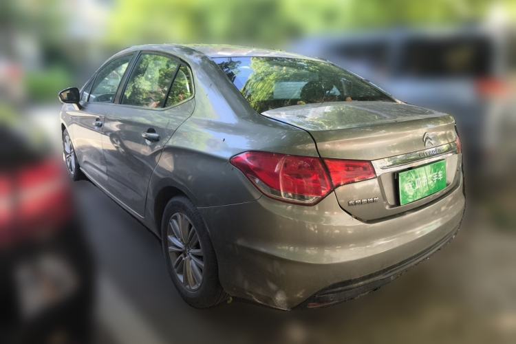 Used Citroen C4L 2013 1.8L Automatic Jingzhi Edition Rear Left 45 Deg