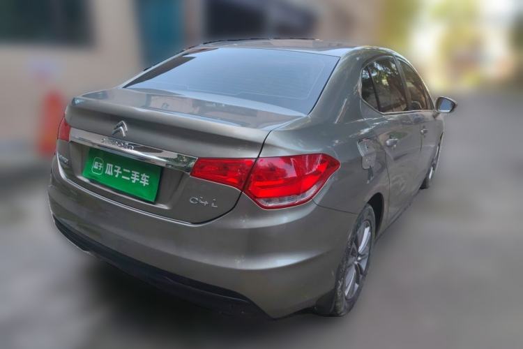 Used Citroen C4L 2013 1.8L Automatic Jingzhi Edition Rear Right 45 Deg