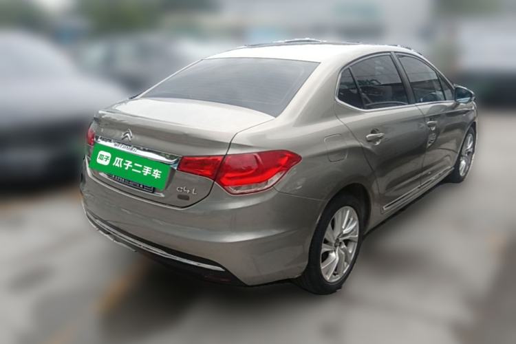 Used Citroen C4L 2013 1.8L Automatic Jingchi Edition Rear Right 45 Deg