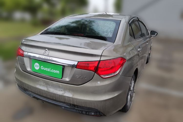 Used Citroen C4L 2013 1.8L Automatic Jingzhi Edition Rear Right 45 Deg