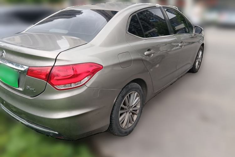 Used Citroen C4L 2013 1.8L Automatic Jingzhi Edition Rear Right 45 Deg