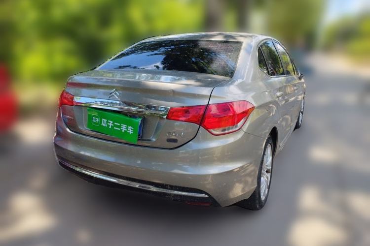 Used Citroen C4L 2013 1.8L Automatic Jingchi Edition Rear Right 45 Deg