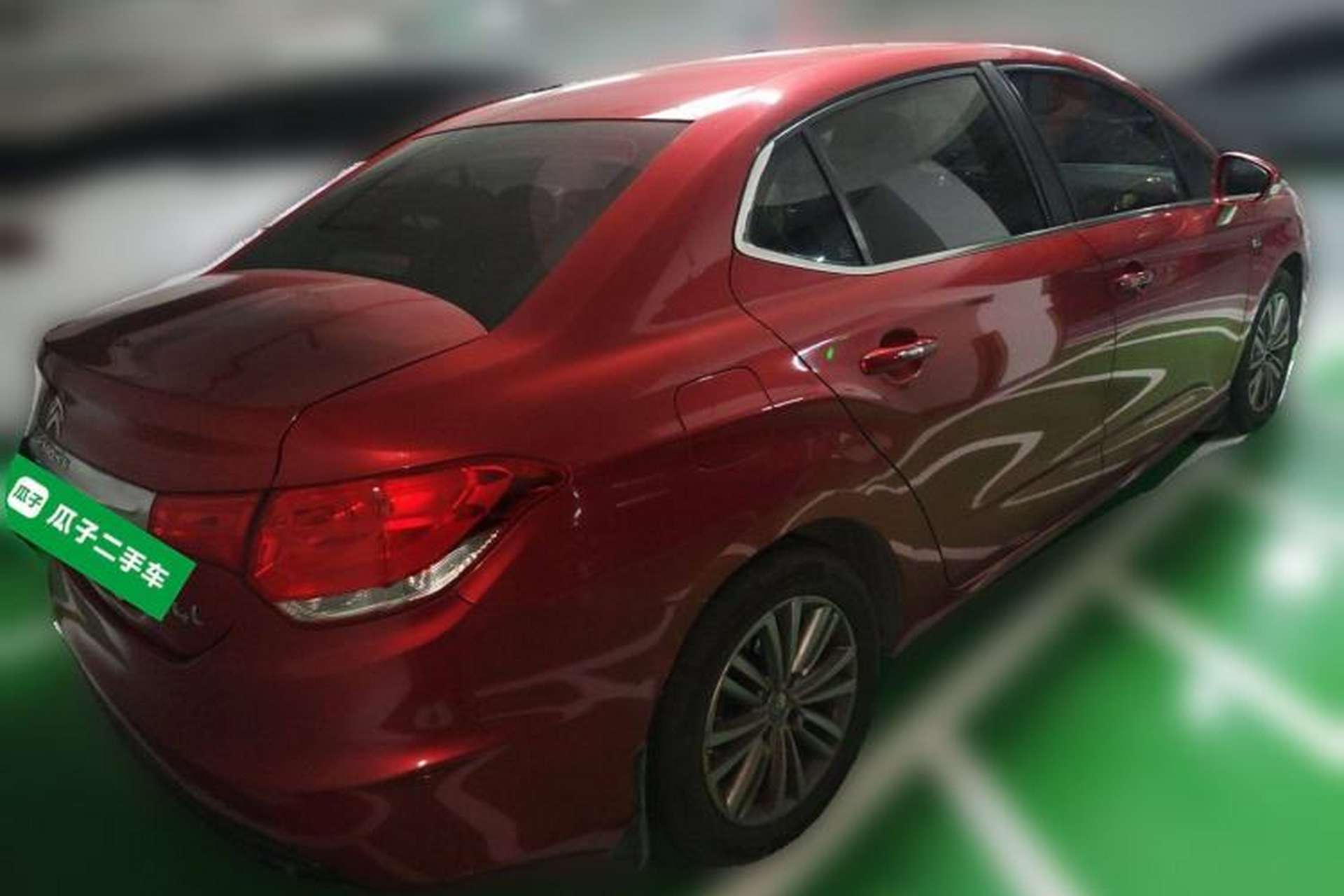 Used Citroen C4L 2013 1.8L Automatic Jingzhi Edition Rear Right 45 Deg