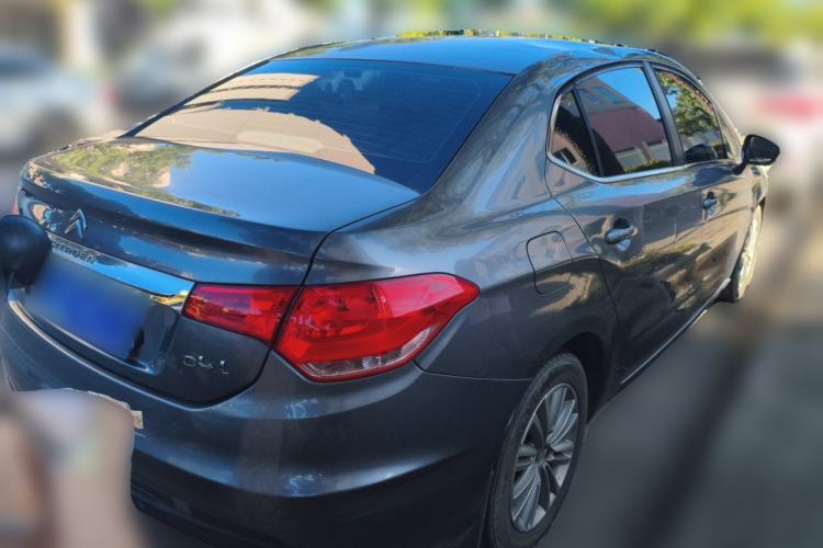 Used Citroen C4L 2013 1.6L Manual Jingzhi Edition Rear Right 45 Deg