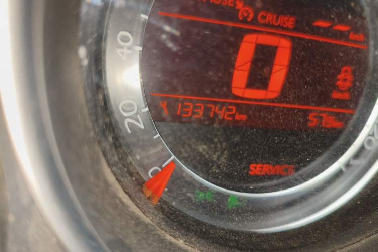 Used Citroen C4L 2013 1.6 THP Automatic Impression Edition Odometer Close Up