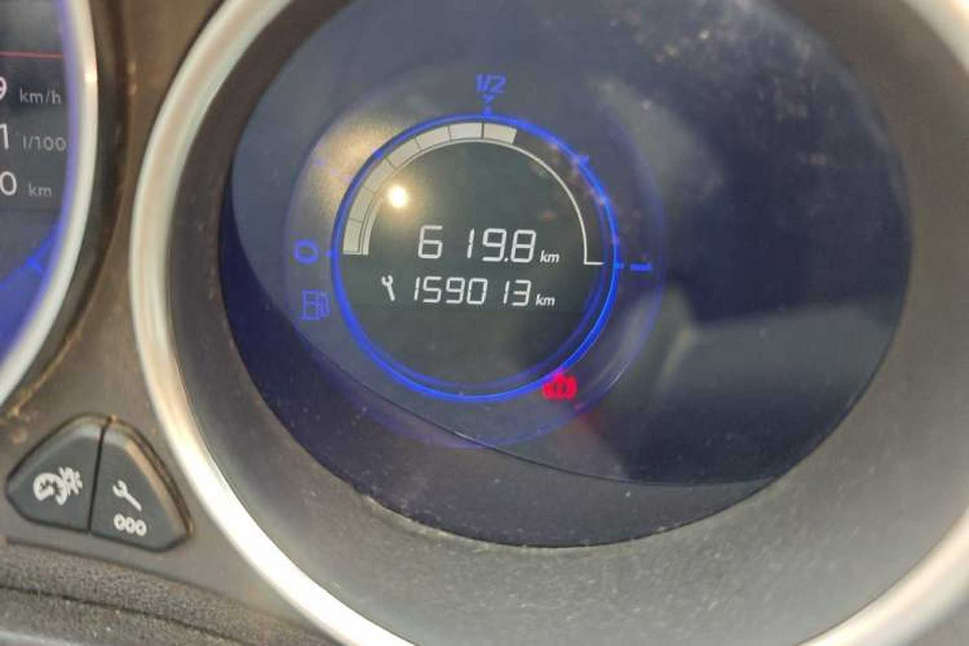 Used Citroen C4L 2013 1.8L Automatic Jingchi Edition Odometer Close Up