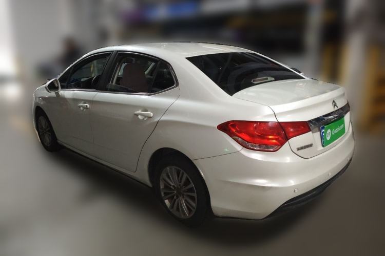 Used Citroen C4L 2013 1.6L Manual Jingxiang Edition Rear Left 45 Deg