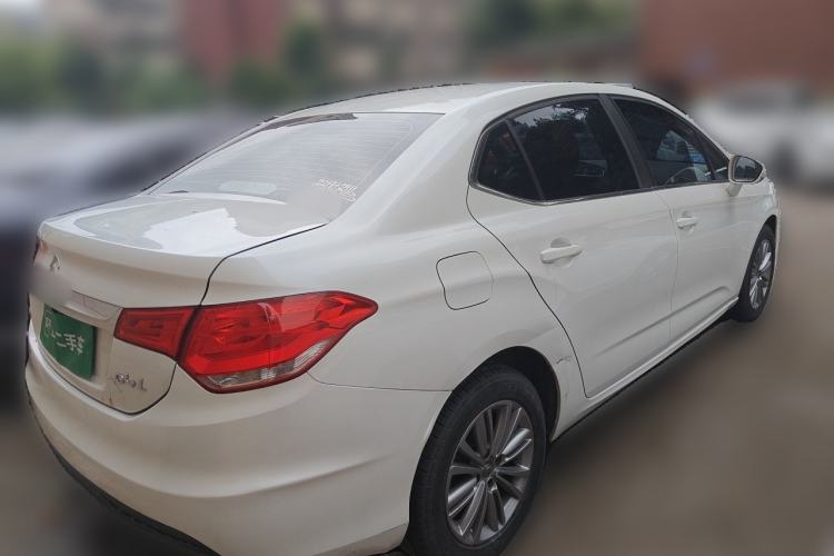 Used Citroen C4L 2013 1.6L Manual Jingxiang Edition Rear Right 45 Deg