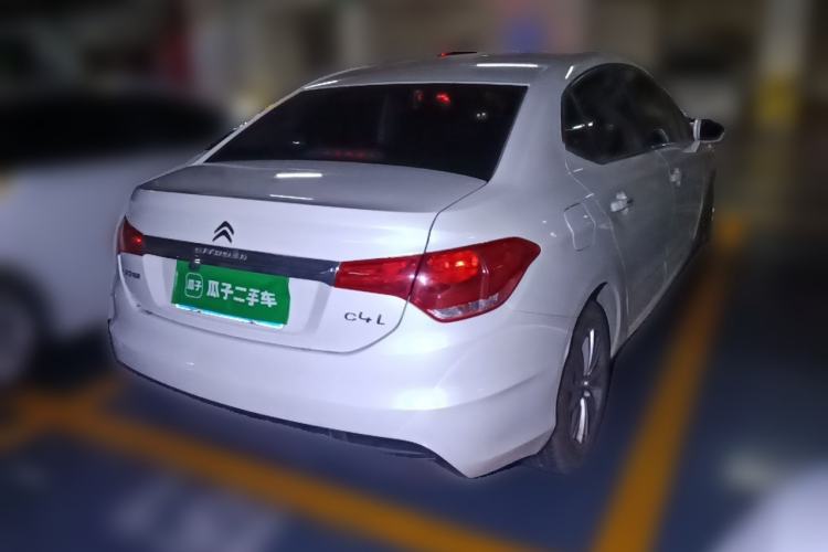 Used Citroen C4L 2013 1.8L Automatic Jingzhi Edition Rear Right 45 Deg