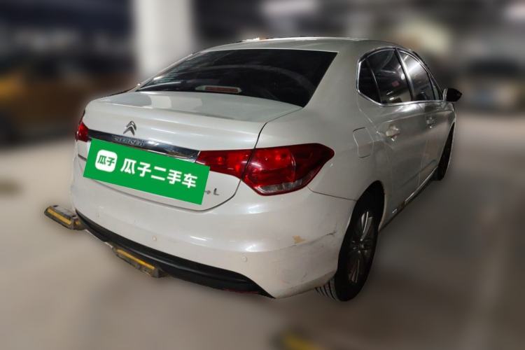 Used Citroen C4L 2013 1.6L Automatic Jingxiang Edition Rear Right 45 Deg
