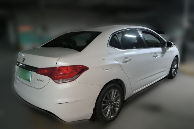 Used Citroen C4L 2013 1.8L Automatic Jingzhi Edition Rear Right 45 Deg