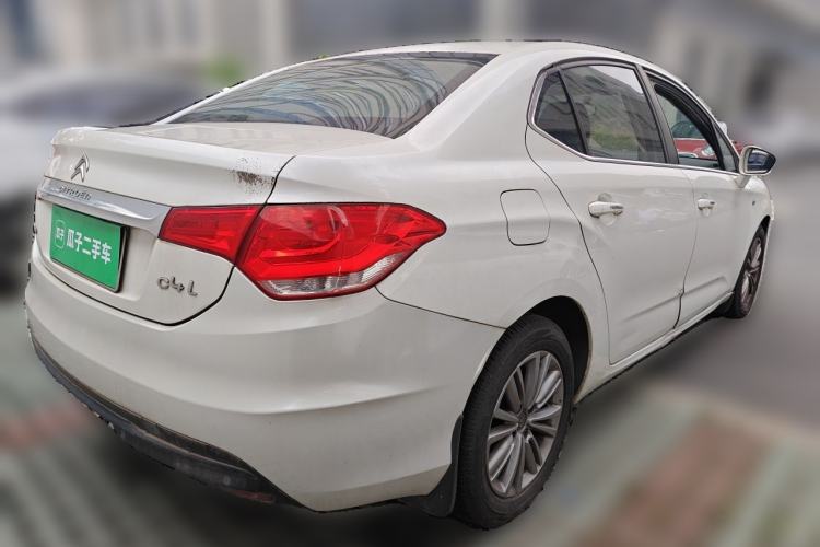 Used Citroen C4L 2013 1.8L Automatic Jingzhi Edition Rear Right 45 Deg