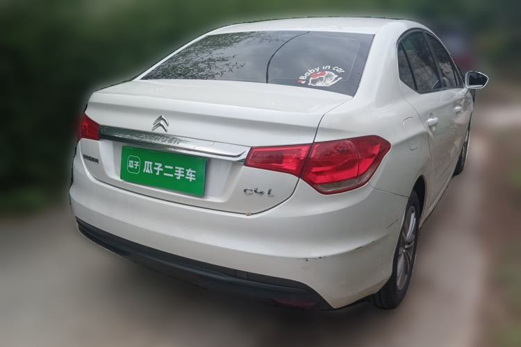 Used Citroen C4L 2014 1.8L Intelligent Drive Automatic Enjoyment Model Rear Right 45 Deg