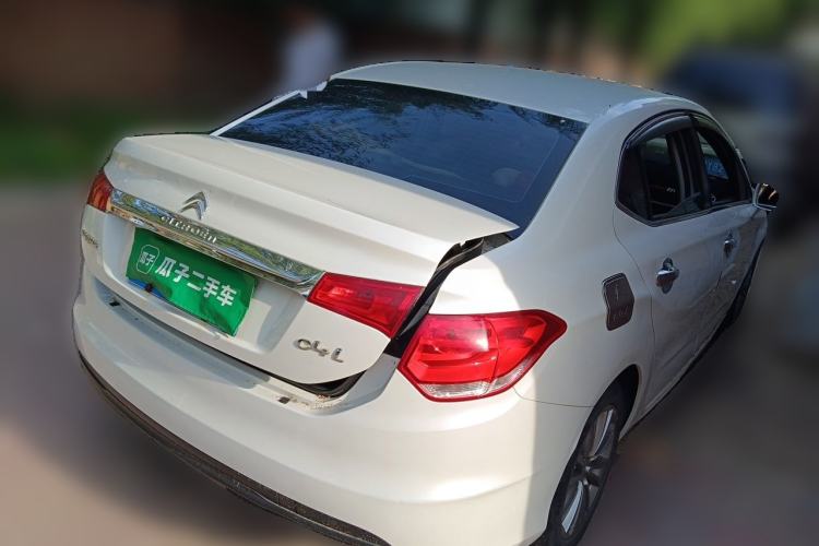 Used Citroen C4L 2014 1.8L Intelligent Drive Manual Enjoyment Model Rear Right 45 Deg