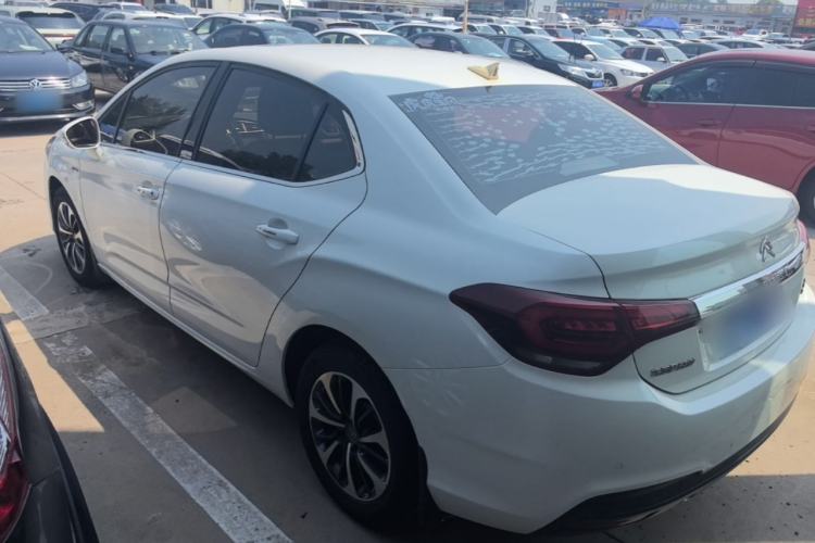Used Citroen C4L 2016 1.2T Manual Leading Model Rear Left 45 Deg