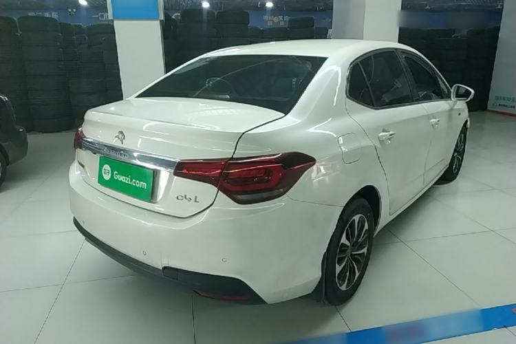 Used Citroen C4L 2016 1.2T Automatic Leading Model Rear Right 45 Deg
