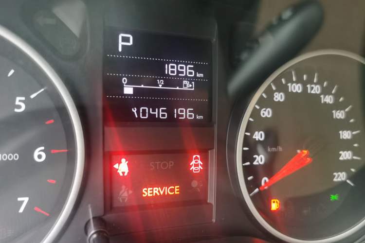 Used Citroen C4L 2019 230THP Automatic Comfort Edition Odometer Close Up