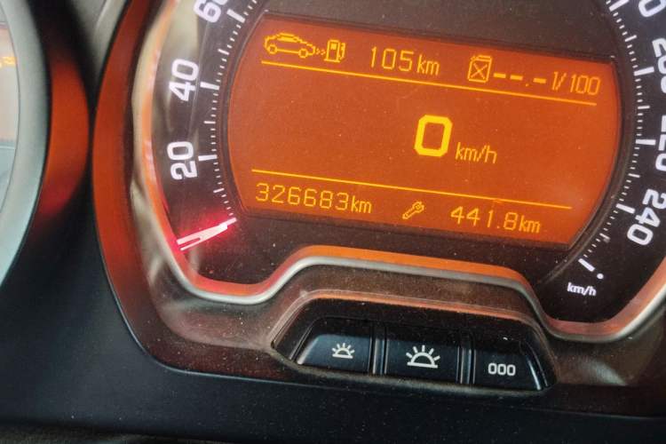 Used Citroen C5 2011 2.3L Automatic Zunyu Version Odometer Close Up