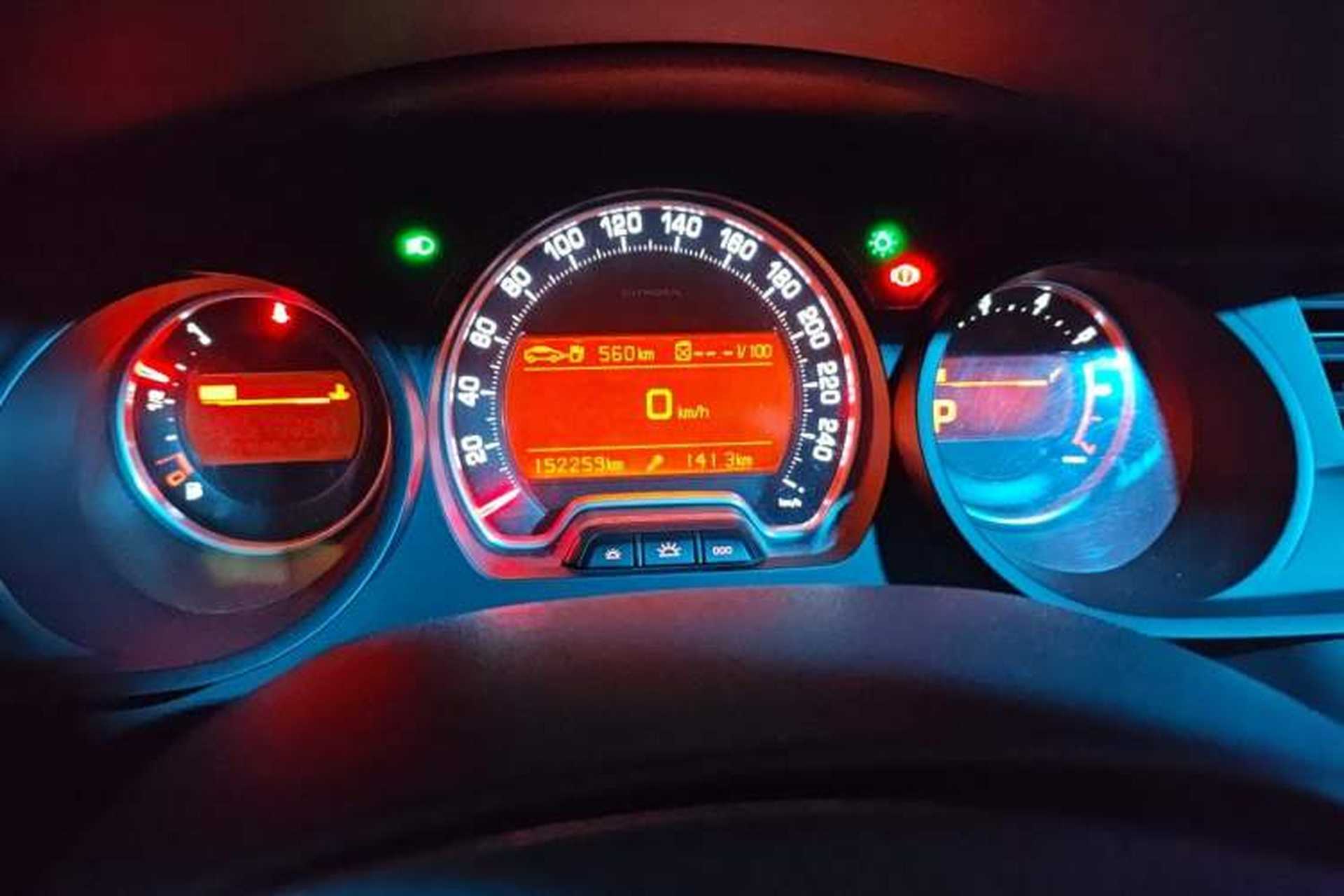 Used Citroen C5 2011 2.3L Automatic Zunyu Version Odometer Close Up