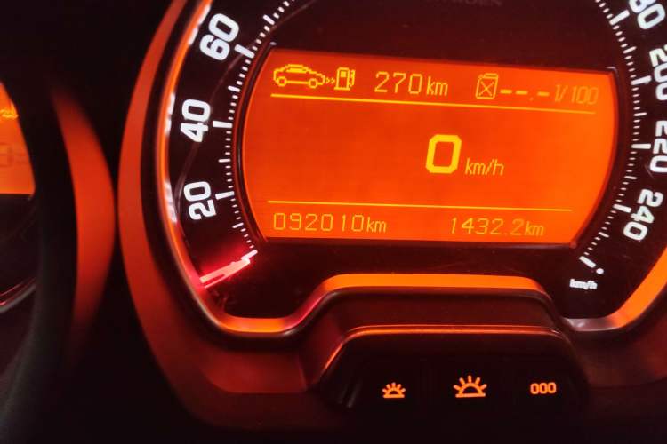 Used Citroen C5 2013 2.0L Automatic Luxury Model Odometer Close Up