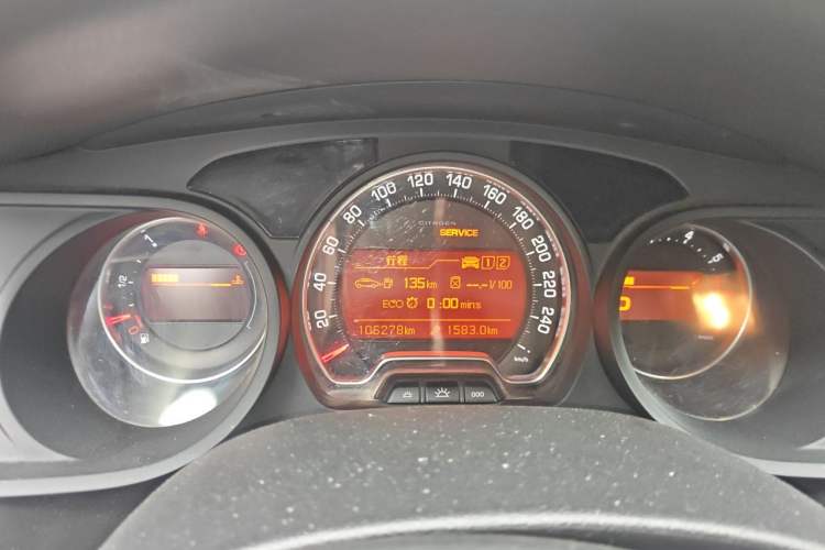 Used Citroen C5 2016 1.6T Automatic Zunyue Model Instrument Cluster