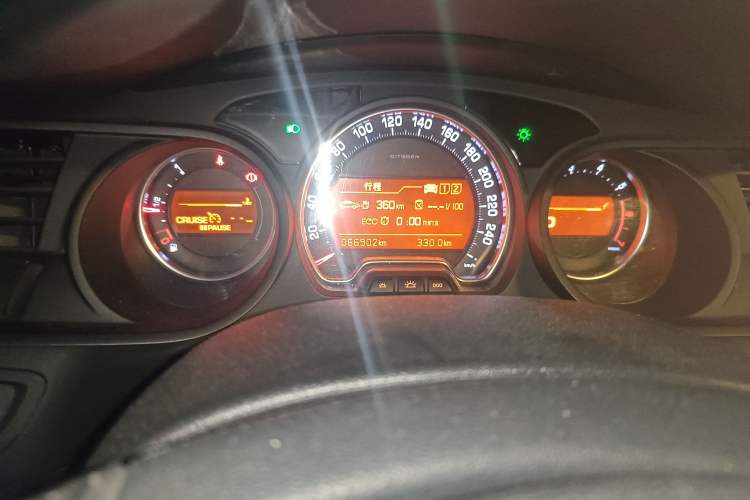 Used Citroen C5 2016 1.8T Automatic Prestige Model Instrument Cluster