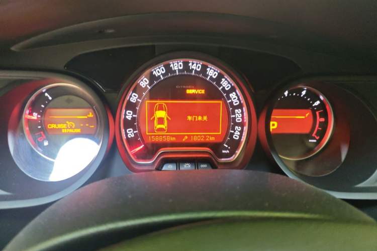 Used Citroen C5 2016 1.6T Automatic Zunyue Model Instrument Cluster