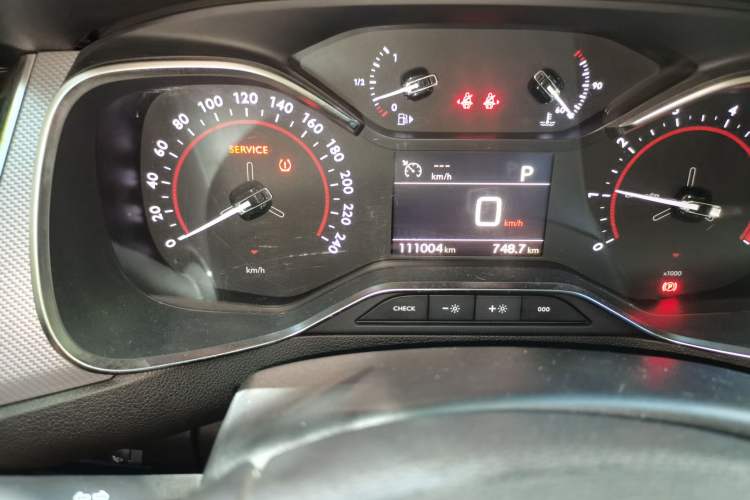 Used Citroen C5 2017 350THP Automatic Luxury Model Odometer Close Up