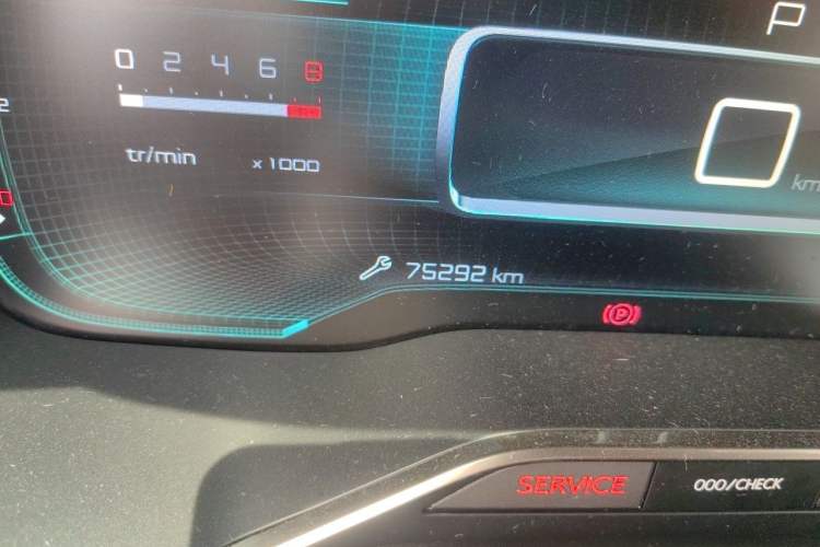Used Citroen C5 AIRCROSS 2017 350THP Fashion Edition Odometer Close Up