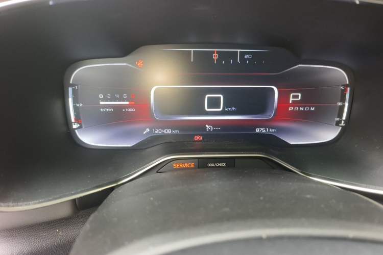 Used Citroen C5 AIRCROSS 2017 350THP Luxury Model Odometer Close Up