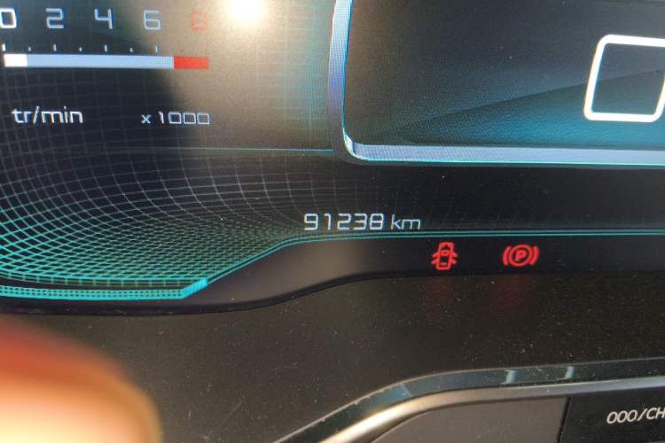 Used Citroen C5 AIRCROSS 2017 380THP Luxury Model Odometer Close Up