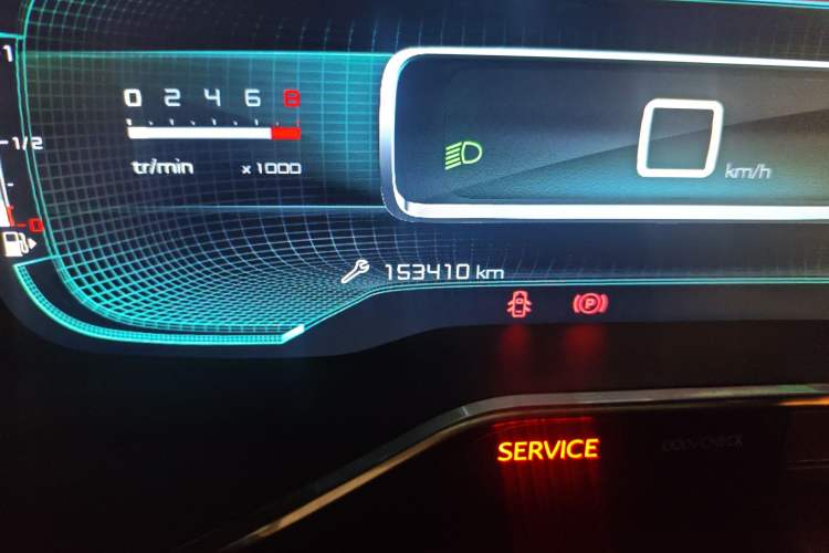 Used Citroen C5 AIRCROSS 2017 350THP Fashion Edition Odometer Close Up