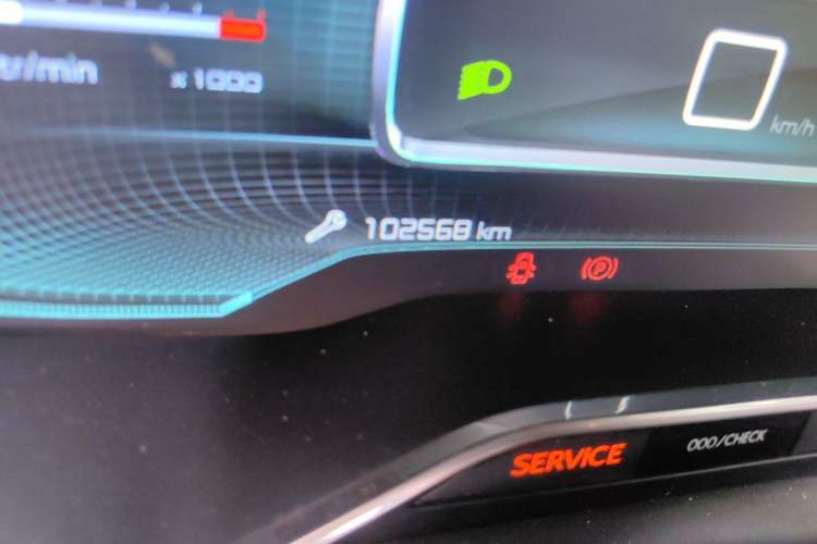 Used Citroen C5 AIRCROSS 2017 350THP Fashion Edition Odometer Close Up