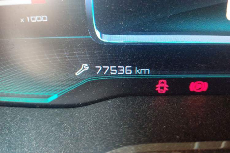 Used Citroen C5 AIRCROSS 2017 350THP Fashion Edition Odometer Close Up