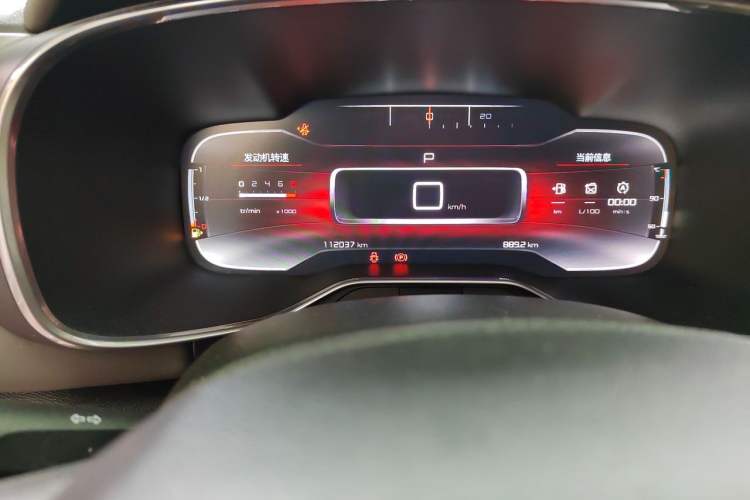 Used Citroen C5 AIRCROSS 2017 350THP Fashion Edition Odometer Close Up