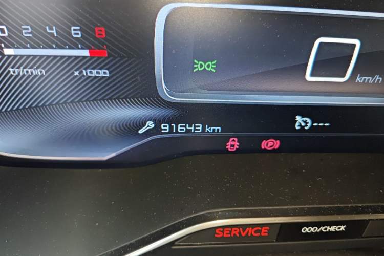 Used Citroen C5 AIRCROSS 2017 350THP Fashion Edition Odometer Close Up