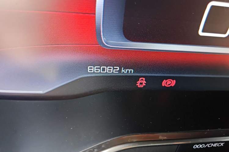 Used Citroen C5 AIRCROSS 2017 380THP Luxury Model Odometer Close Up