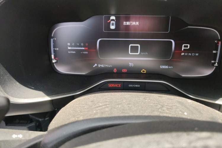 Used Citroen C5 AIRCROSS 2019 350THP Enjoyment Model China V Standard Odometer Close Up