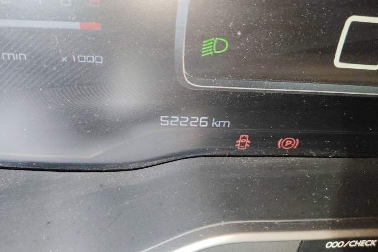 Used Citroen C5 AIRCROSS 2019 400THP Luxury Edition China VI Odometer Close Up