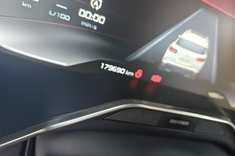 Used Citroen C5 AIRCROSS 2020 400THP Premium Edition Odometer Close Up
