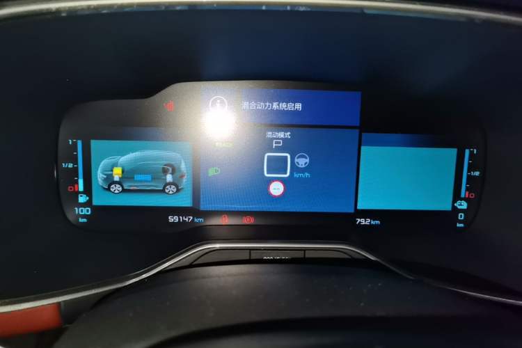 Used Citroen C5 AIRCROSS New Energy 2020 1.6T Four-Wheel Drive Plug-in Hybrid Luxury Model Instrument Cluster