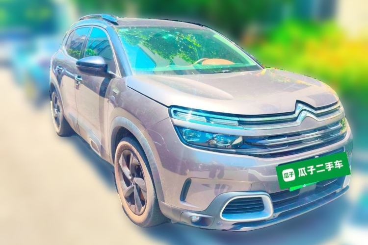 Used Citroen C5 AIRCROSS New Energy 2020 1.6T Four-Wheel Drive Plug-in Hybrid Luxury Model Front Right 45 Deg