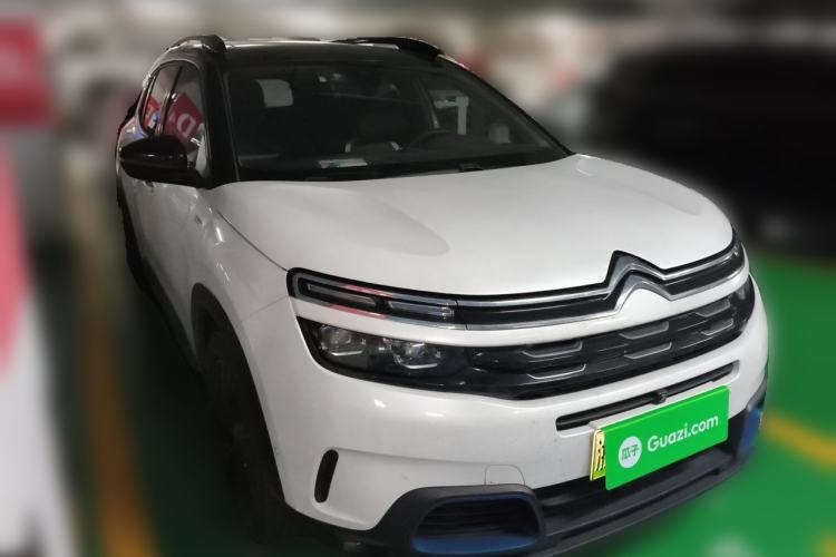Used Citroen C5 AIRCROSS New Energy 2020 1.6T Four-Wheel Drive Plug-in Hybrid Luxury Model Front Right 45 Deg