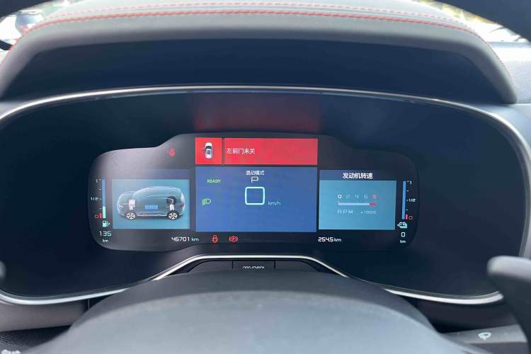 Used Citroen C5 AIRCROSS New Energy 2020 1.6T All-Wheel-Drive Plug-in Hybrid Enjoyment Version Odometer Close Up